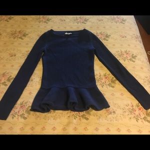 Tory Burch Navy Sweater